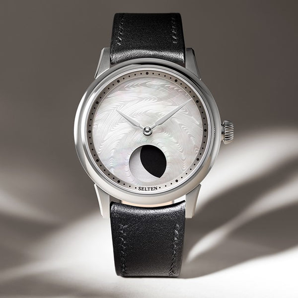 M1 Moonphase - CNC Guilloche MoP(White)